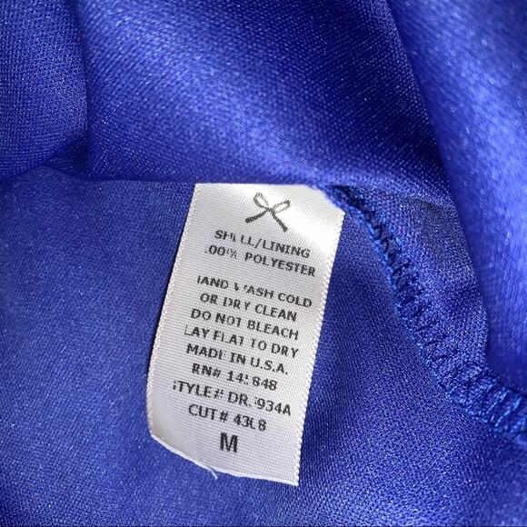 Everly Floral Print 'Forever Mine' Blue Tank-Style Dress Size: Medium - Picture 8 of 12